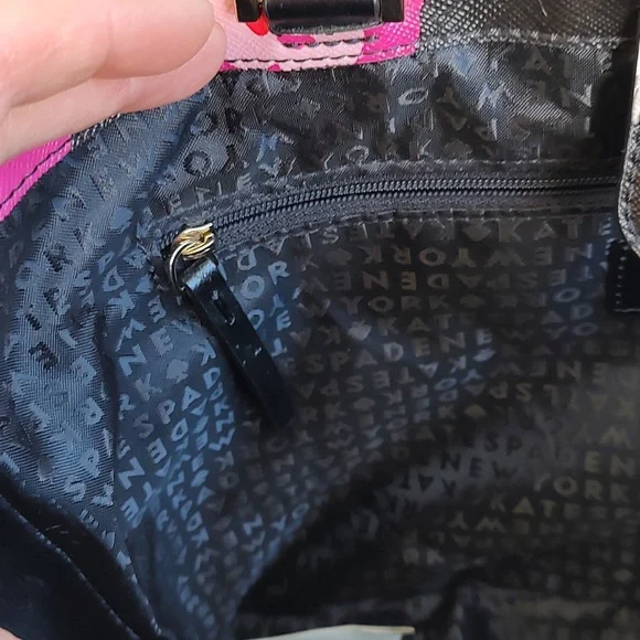 Kate Spade Grant Street Juno grainy vinyl leather trim mini tote. - Picture 14 of 15